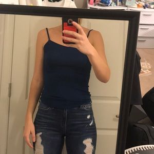 Dark blue tank
